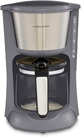 Morphy Richards Equip Filter Coffee Machine 10 Cup Pour Over Grey