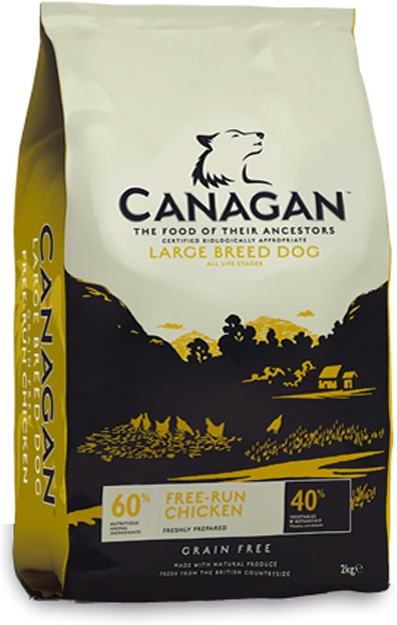 Canagan Large Breed Free Run Chicken, Grain Free 12kg Amazon.co.uk Pet Supplies Canagan Large Breed Free Run Chicken, Grain Free 12kg Amazon.co.uk Pet Supplies