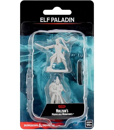 Reaper Miniatures Dark Heaven Half-Elf Thief Figure – 25mm Unpainted RPG Mini