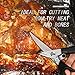 Kitchen Poultry Shears, Heavy Duty Stainless Steel Spring Loaded Good Grips Multi Purpose Scissors