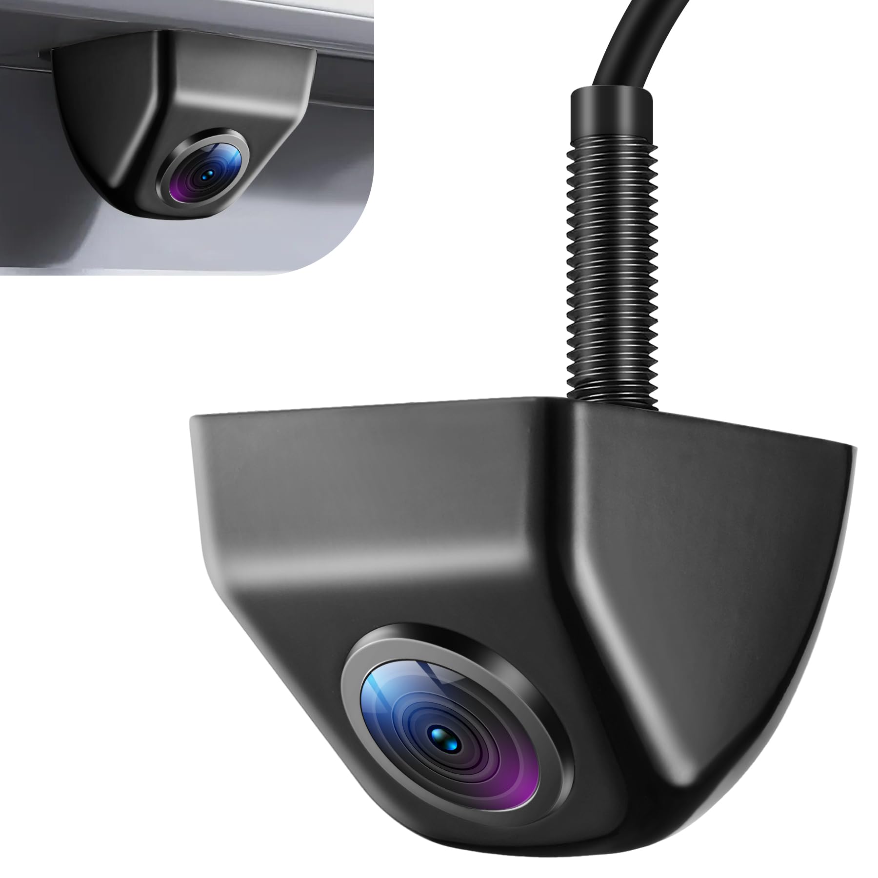 Photo 1 of LivTee Front/Backup Camera, Reverse Camera, Day & Night HD Ultra Wide Angle, Rear View Camera for Car SUV Pickup and Truck - IP69K Waterproof