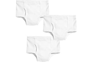 City Threads Boys Organic Cotton Brief Underwear for Sensitive Skin and Sensory Friendly (SPD)