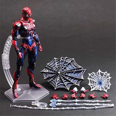 Amazon Co Jp Wblmf プレイアーツ27センチブラック レッドオリジナルスパイダーマンダークネススパイダーマンアベンジャーズスーパーヒーローアクションフィギュアモデルおもちゃ スパイダーマン Toys