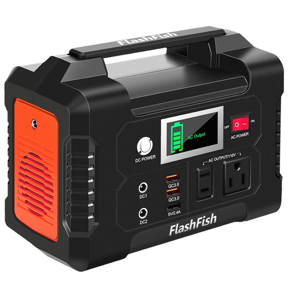 FlashFish ポータブル電源 大容量 小型発電機 40800mAh/151Wh AC(200W 瞬間最大250W) DC(120W) USB出力 家庭用蓄電池 急速充電QC3.0搭載 純正弦波 ポータブルバッテリー モバイル電源 三つの充電方法 ソーラー充電(ソーラーパネル別売り) キャンプ 車中泊 地震 台風 電動工具 防災グッズや停電にも安心商品画像