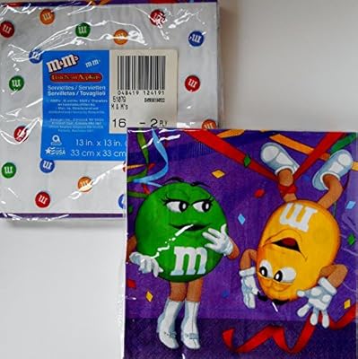 M&M's Luncheon Napkins - 2 Pack