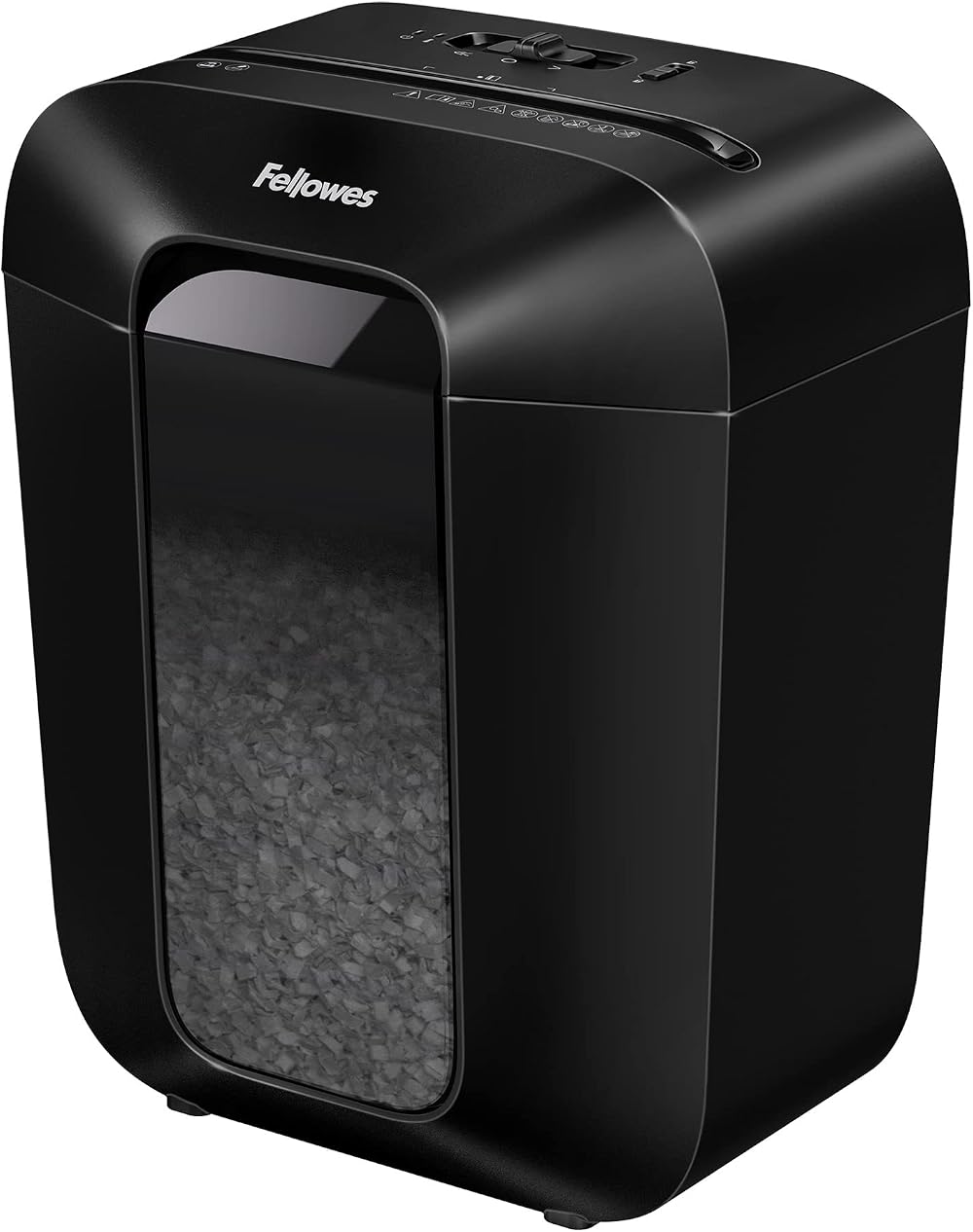 Fellowes LX41 Deskside Shredder 8 Sheet Mini-Cut 4x12mm 17 L Bin P-4