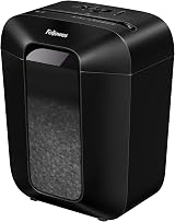 Fellowes LX41 Deskside Shredder 8 Sheet Mini-Cut 4x12mm 17 L Bin P-4