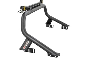 IIIREENO Roll Bar Sport Bar Chase Racks (Simple Style) Fit for Mid Size Pickup Truck Compatible with(Toyota Tacoma, Ford Ranger, Colorado, Canyon, Nissan Frontier) /Light Mount/No Drilling