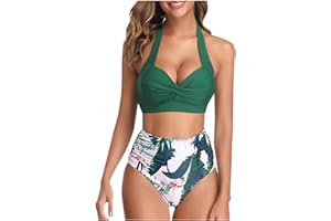 Attine Swimsuit for Women 2024 One Piece Tummy Control Bikini Cutout High Waisted Bathing Suit Wrap Tie Back 1 Piece Swimsuit