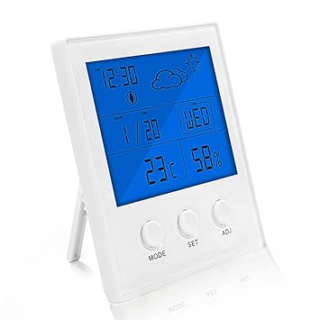 Amazon Coolli デジタル温度計 湿度計 室内 Lcd大画面温湿度計