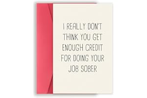 Missonemi Funny Boss Day Card Gift, Best Retirement Card Gifts for Woman Men, Just Because Card for Him Her, Heartfelt Thank You Card for Coworker Work Friend Leader