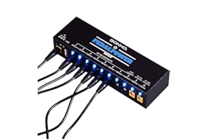 GOKKO Pedal Power Supply with 10 Outputs 9V/12V/18V (GK-29)