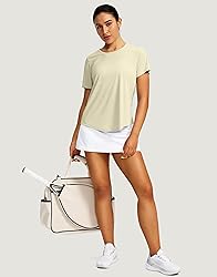 Women's Short Sleeve Workout Shirts Breathable UPF