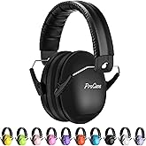 ProCase Noise Cancelling Headphones for Kids Toddler, SNR 27dB Noise Reduction Ear Muffs, Hearing Protection for Monster Jam, Concerts, Fireworks, Shooting, Air Show, Autism Sensory Needs -Black