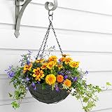 Karrma Ltd Natural Jute Hanging Basket Liner 14in Pack of 4 Biodegradable view 5