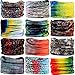 Multifunctional Sports Stretchable Seamless Casual Headband Sweatband Magic Camo Scarf Balaclava Headwear Head Wrap (12PCS-ANI)