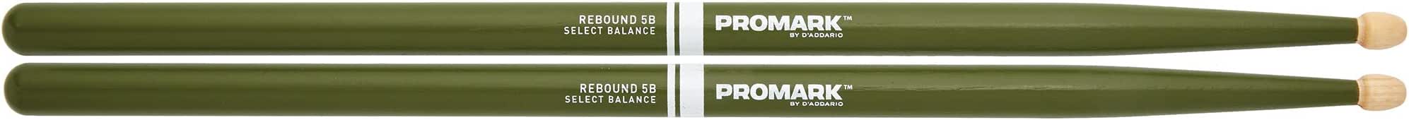 Amazon.com: Promark American    Hickory Rebound 5B Drumsticks, Acorn Tip