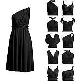 Short Infinity Bridesmaid Dresses Convertible Wrap Midi Multiway Dress