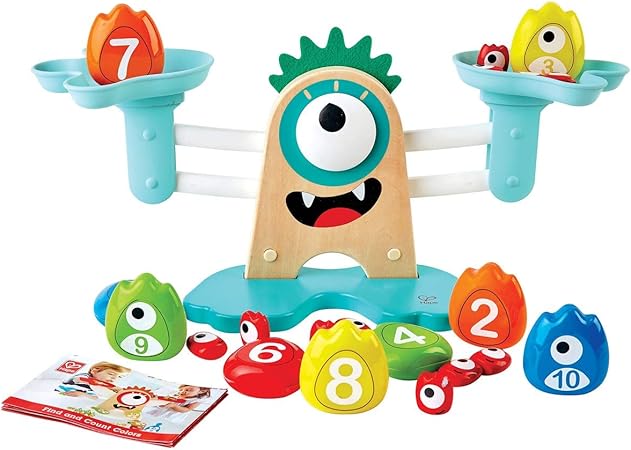 Hape Math Monster Scale Toy, STEAM Toy 