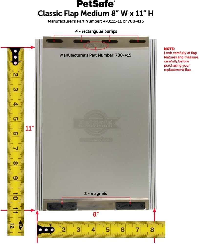 PetSafe Classic Replacement Flap - Large - Compatible with Discontinued PetSafe Doors : Pet Doors : Pet Supplies