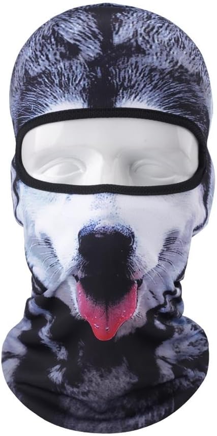 VERTAST Balaclava Face Mask, 2017 New Design 3D Animal Active Full Face Mask for Skiing Cycling Motorcycling Helmet Liner Hiking Camping Neck Warmer