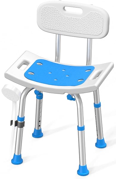 HOMLAND SHOWER CHAIR FOR INSIDE SHOWER WITH REMOVABLE...