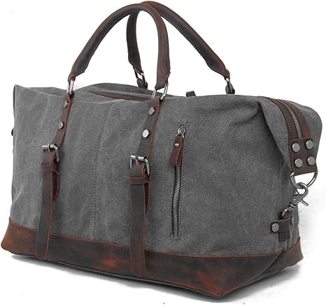 mens canvas holdall bag