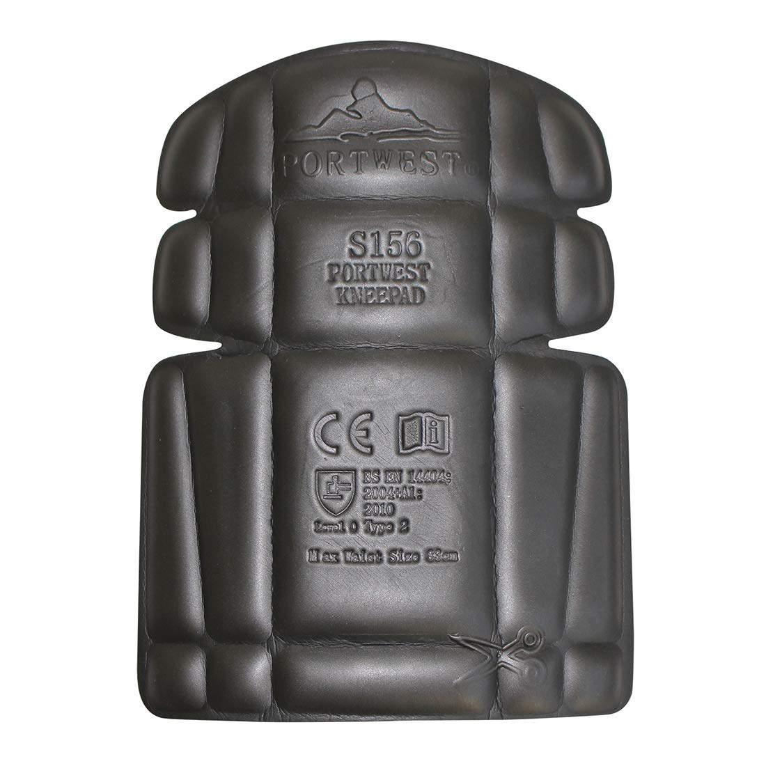Portwest Portwest Knee Pad, Size: One Size, Colour: Black, S156BKR