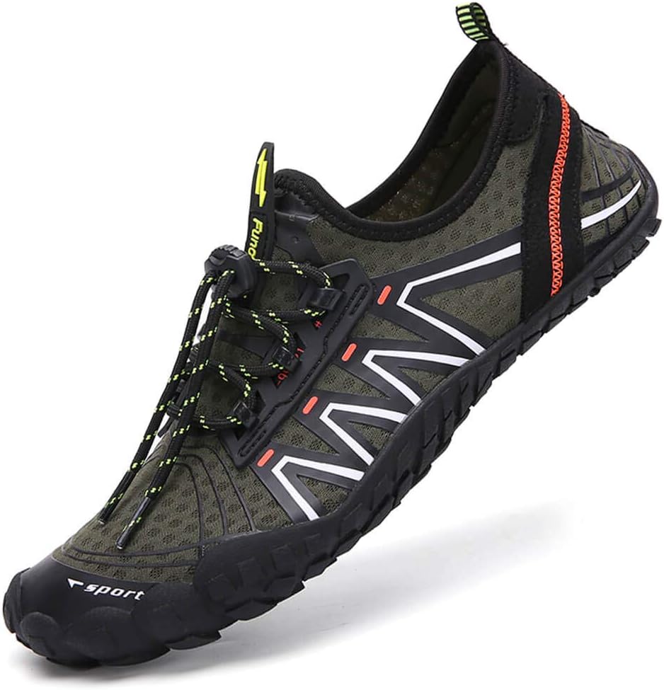Mens Women Barefoot Water Shoes Sports Aqua Shoes Swim Shoes for Beach Yoga Running Surfing Diving Boating Driving with Quick Dry Lightweight
