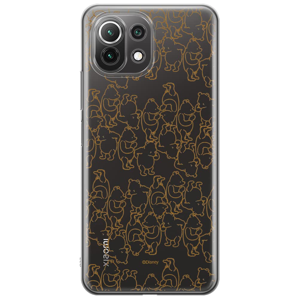 ERT GROUP mobile phone case for Xiaomi 11 Lite 4G/5G original and officially Licensed Disney pattern Winnie the Pooh and friends 005, partially transparent
