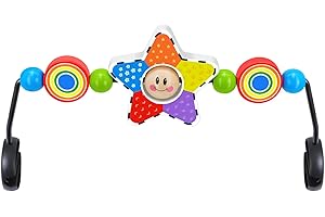 iGRATENS Baby Bjorn Bouncer Toy Bar, Toy for Baby Bouncer Soft & Bliss, Easy to Attach and Remove, Child-Friendly Materials, Exciting Design for Curious Babies, Pentagram