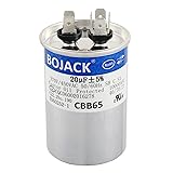 BOJACK 20 uf 370V 450V AC CBB65 Motor and Fan