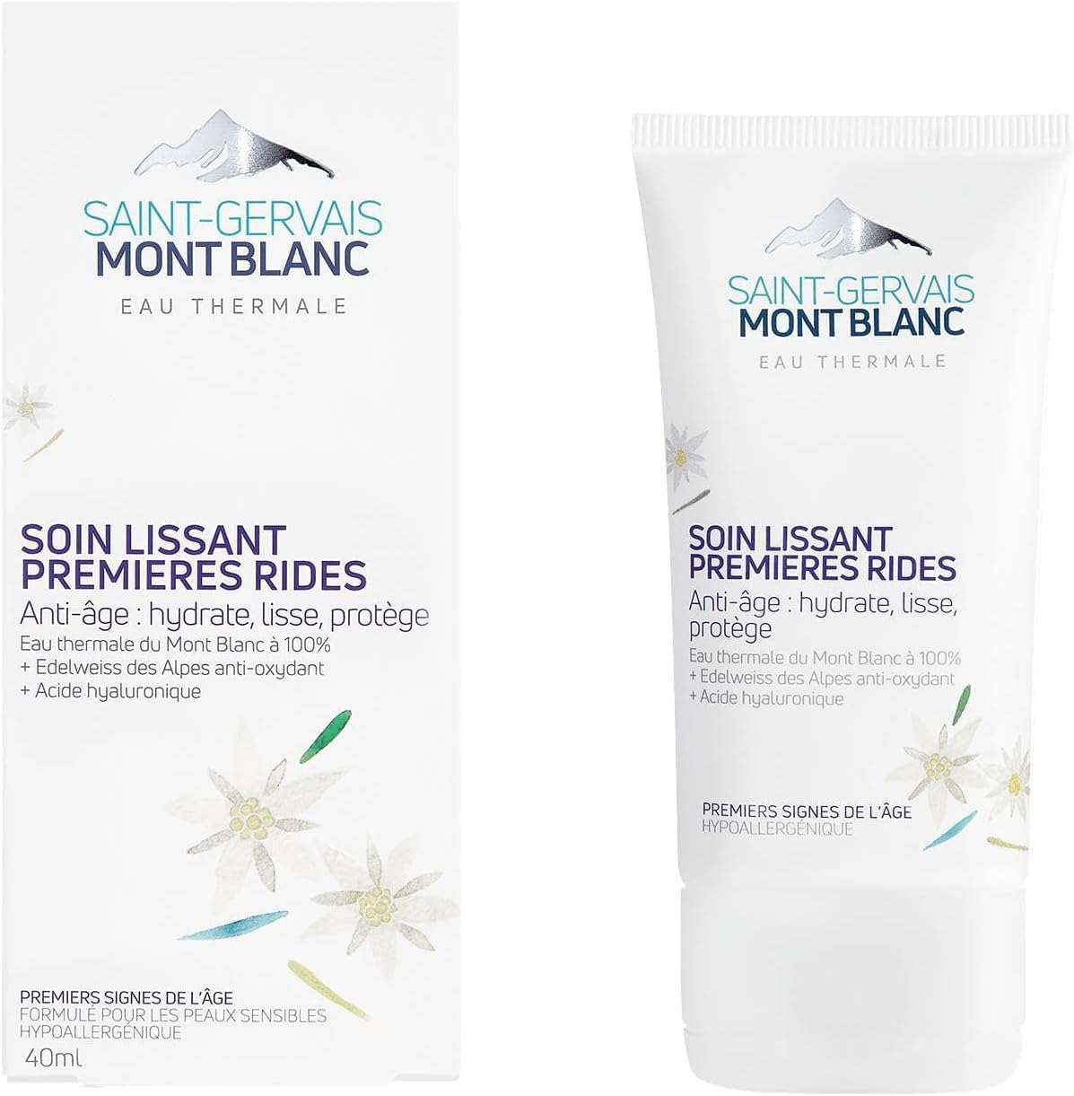 Saint-Gervais Mont Blanc - Protective Smoothing Care for First Signs of Ageing with Mont Blanc Thermal Spring Water - 40ml
