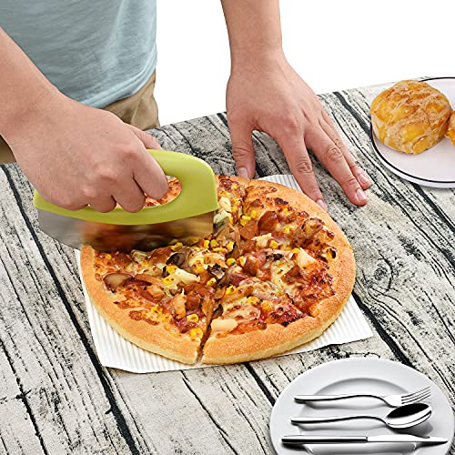 Pizza Cutter, XSHBGF Food ChopperSuper Sharp Blade Premium Stainless