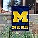 College Flags & Banners Co. Michigan Team University Wolverines Go Blue Garden Flag and Yard Banner