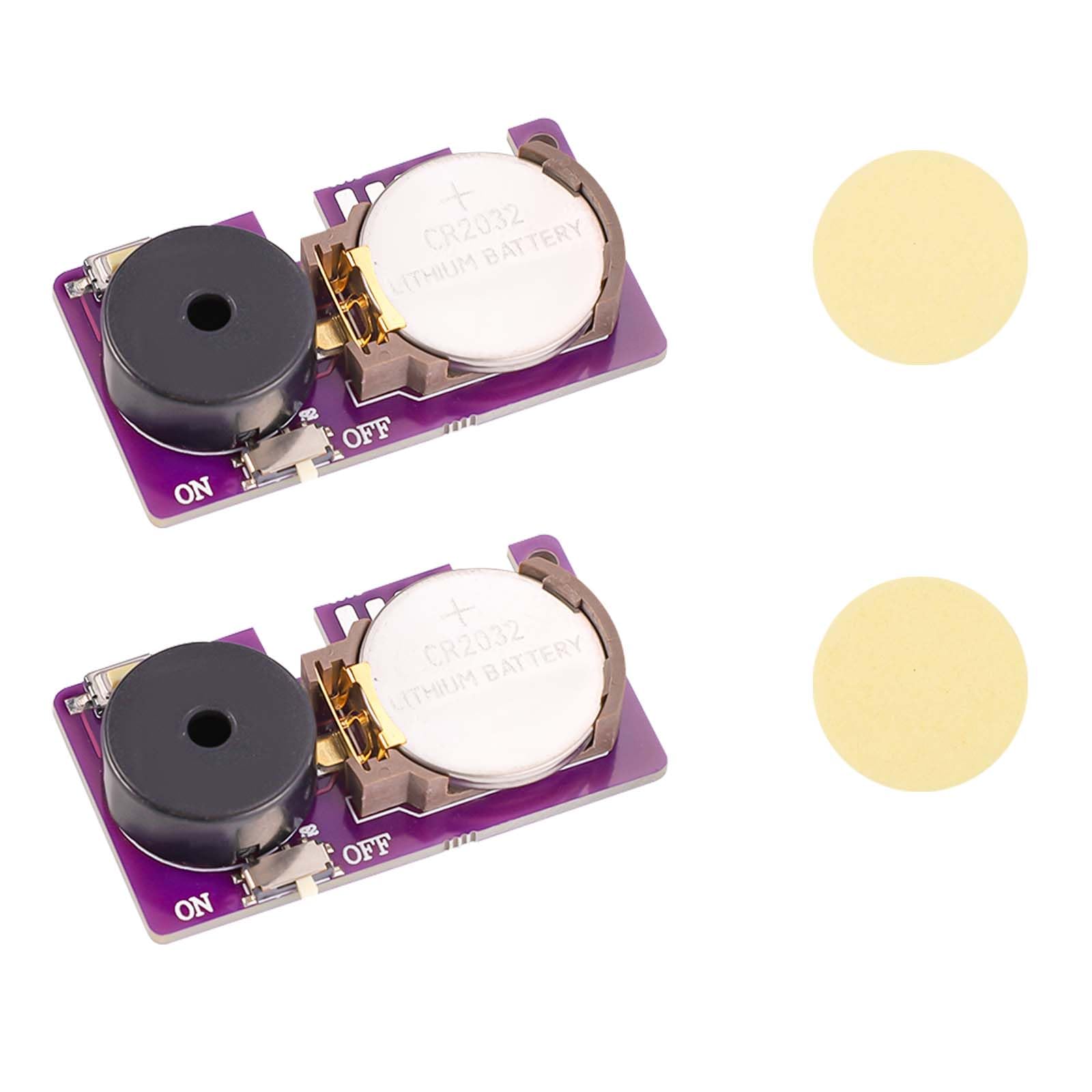 BTFO 2pcs Cricket Noise Maker Prank, Beeping Prank Device Funny Cricket Noise with 16 Sounds Halloween Noise Maker Prank Stuff Toys for Home Party School (Purple)