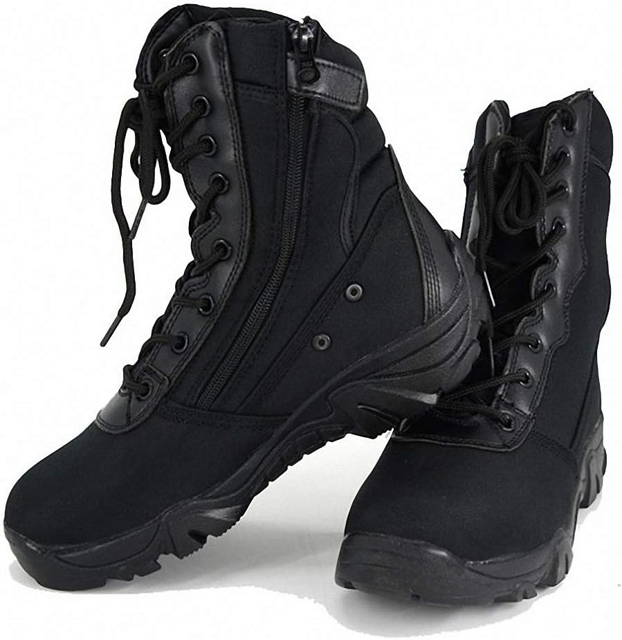 black high top work shoes