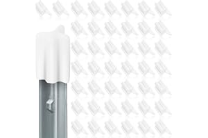 SWESS 100 Pcs T Post Caps, Safety T Post Topper Vinyl Safety Cap, White