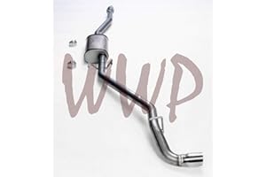 MVP AUTO PARTS Performance Stainless Steel SS409 Side Exit Cat Back Exhaust Muffler System Compatible With 00-04 Toyota Tacoma 2.7L I4 & 3.4L V6 Pickup Truck