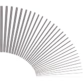 PH PandaHall 30 Size Mandrels, Stainless Steel Mandrel Dowels Jewelry Making Tool for Wire Wrapping, Forming Rings, Soft Soldering, Electoforming Jewelry