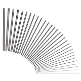 PH PandaHall 30 Size Mandrels, Stainless Steel