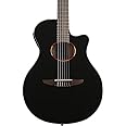 Yamaha NTX1 BL Cutaway Acoustic-Electric Nylon-String Classical Guitar, Black