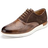 Meijiana Men's Oxfords Casual Dress Shoes Leather Lace Up Shoes for Men Business Oxford Shoes