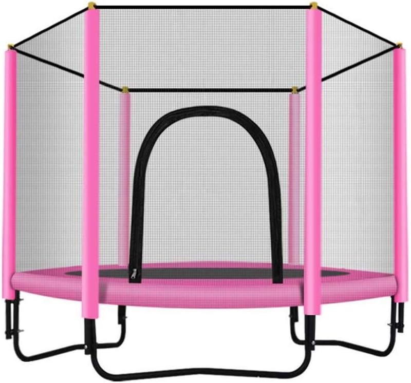 Jiamuxiangsi Children's trampoline Trampolines Round Trampoline with Enclosure Net– Indoor or Outdoor Trampoline for Kids，Home/Office Cardio Trainer Indoor trampolines