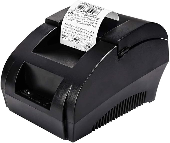 Portable 58mm Thermal Receipt Printer, USB 100mm/s High Printing Speed