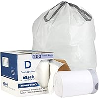 Profissimo Sacchetti Spazzatura Da 10 L Con Manici Biodegradabili, 10 - Foto 4