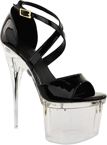 perspex platform sandals