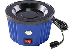 Colaxi Hot Glue Pot Hot Melt Glue Skillet, Constant Temperature Pan, Versatile, Melting Pot Portable for Crafting Dolls Wreat