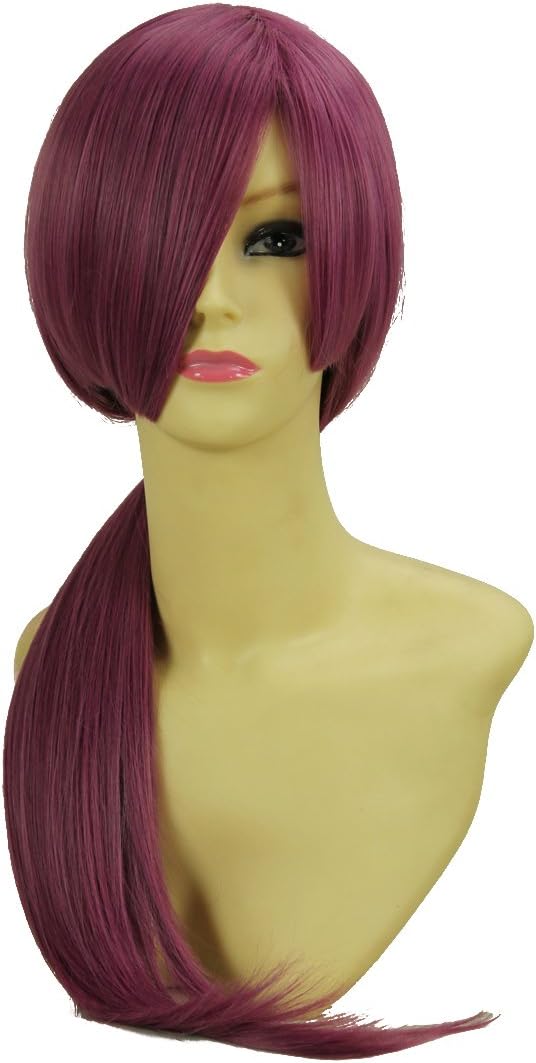 HH Buildng Inu x Boku SS - Zange Natsume Purple Red Ponytail Hair Cosplay Wig Anime Show Costumes Party Wigs