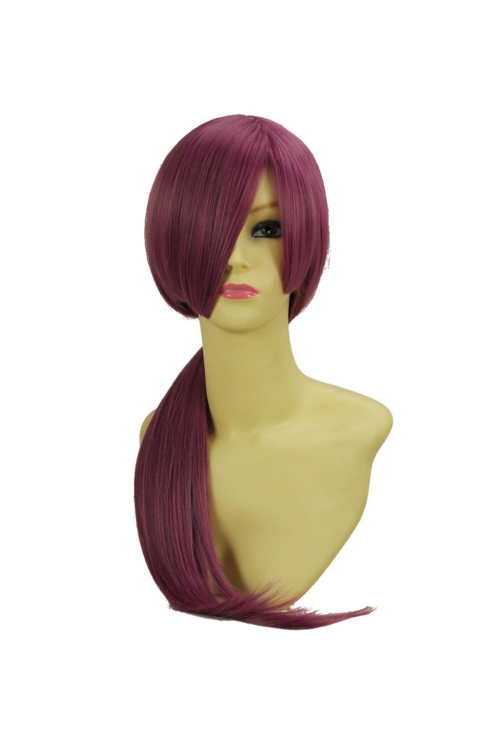 HH Buildng Inu x Boku SS - Zange Natsume Purple Red Ponytail Hair Cosplay Wig Anime Show Costumes Party Wigs